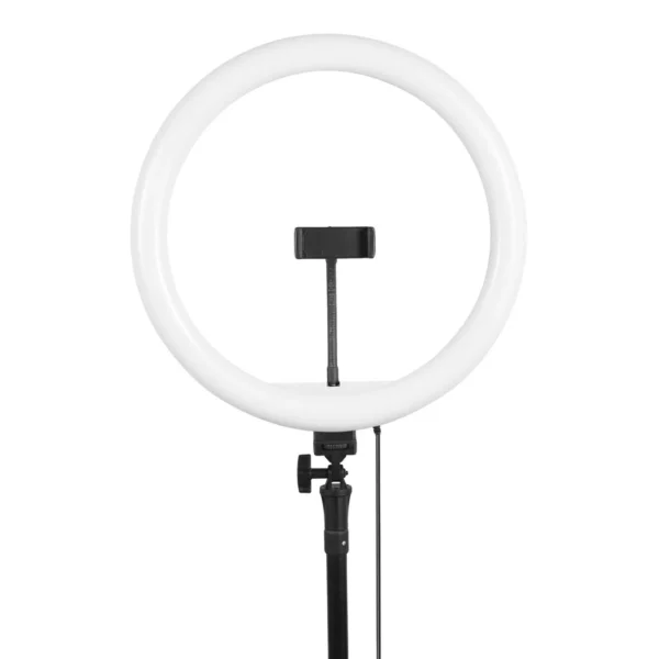 Osaka® 14-Inch LED Ring Light - 15W Dimmable Lighting with 2 Color Modes for Photo & Video Shoots, Live Streaming & Makeup - Compatible with iPhone & Android - Image 4
