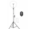 Osaka 14 inch Professional Ring Light Dimmable Lighting with 2 Color Modes for Photo Video Shoot Live Stream Makeup Compatible with iPhone & Android Phones with Bluetooth - Image 2