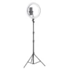 Osaka 14 inch Professional Ring Light Dimmable Lighting with 2 Color Modes for Photo Video Shoot Live Stream Makeup Compatible with iPhone & Android Phones with Bluetooth - Image 3