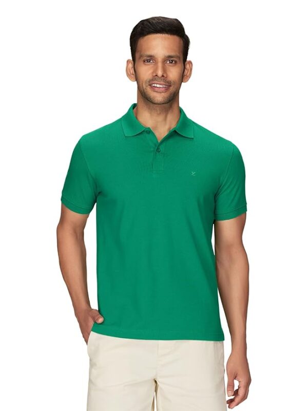 XYXX Men's Nova 100% Combed Cotton Regular Fit Polo T-Shirt - Image 2