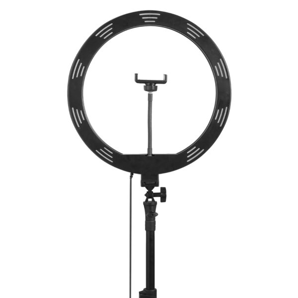 Osaka® 14Inch Professional LED Ring Light 15W Dimmable Lighting 2 Color Modes for Photo Shoot Video Shoot Live Stream Makeup Compatible with iPhone & Android Phones - Image 4