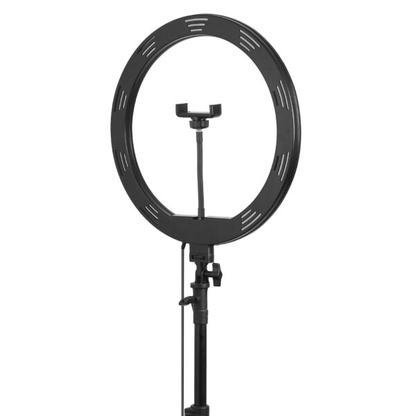 Osaka® 14Inch Professional LED Ring Light 15W Dimmable Lighting 2 Color Modes for Photo Shoot Video Shoot Live Stream Makeup Compatible with iPhone & Android Phones - Image 3